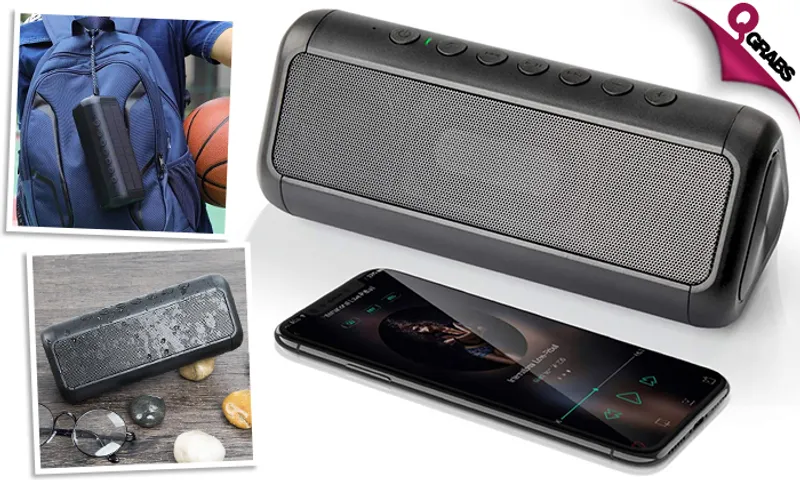 Solar Bluetooth Speaker with Powerbank!